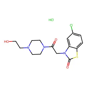 Tiaramide Hydrochloride structure