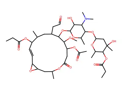 Propionylmaridomycin IV structure