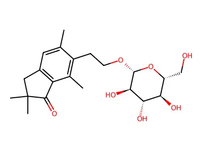 Pteroside Z structure