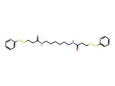 1,6-Hexane-bis-[3-(2-pyridyldithio)propionamide] structure