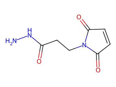 3-Maleimidopropionic acid hydrazide structure
