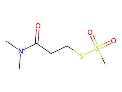 3-Methanethiosulfonyl-N,N-dimethylpropionamide structure