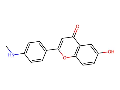 N-Methylaminogenistein structure