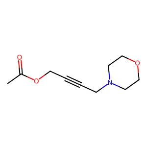 4-Morpholin-4-ylbut-2-ynyl acetate structure
