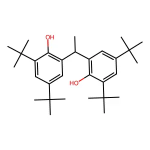 2,2'-Ethylidenebis(4,6-di-tert-butylphenol) structure