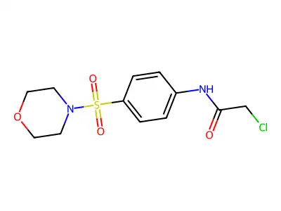 2-Chloro-N-[4-(morpholine-4-sulfonyl)phenyl]acetamide structure