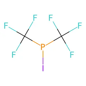 Bis(trifluoromethyl)iodophosphine structure