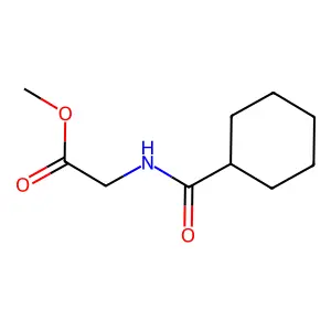 Methyl 2-(cyclohexylformamido)acetate structure