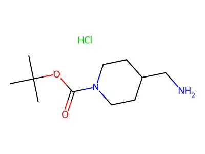 1-Boc-4-(aminomethyl)piperidine structure