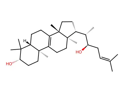 桦褐孔菌醇 structure