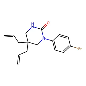 Barbituric acid, 1,3-bis((dodecyloxy)methyl)-5,5-diethyl- structure