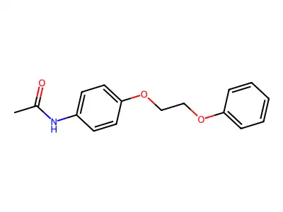 N-[4-(2-phenoxyethoxy)phenyl]acetamide structure