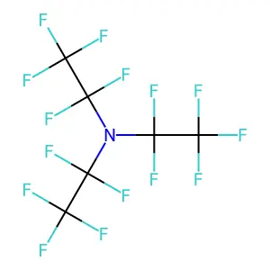 Perfluorotriethylamine structure