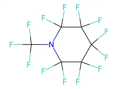 2,2,3,3,4,4,5,5,6,6-Decafluoro-1-(trifluoromethyl)piperidine structure