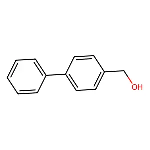 (1,1'-Biphenyl)-4-methanol structure