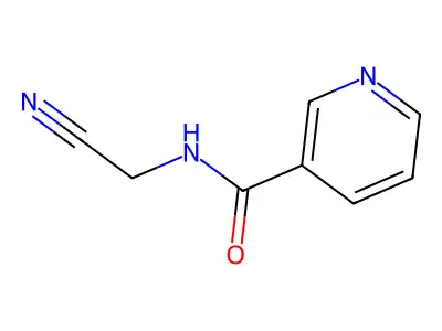 N-(cyanomethyl)nicotinamide structure