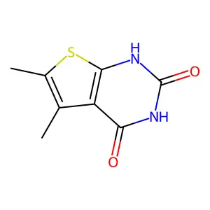 5,6-dimethylthieno[2,3-d]pyrimidine-2,4(1H,3H)-dione structure