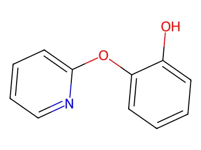 o-(2-Pyridyloxy)phenol structure