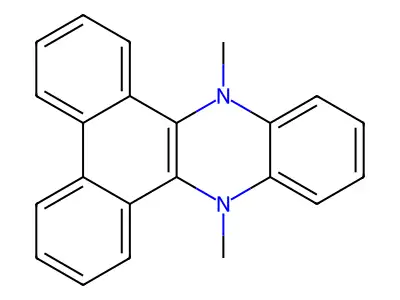9,14-Dimethyl-9,14-dihydro-dibenzo(A,C)phenazine structure