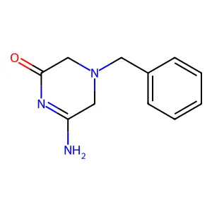 5-Amino-1-benzyl-2,6-dihydropyrazin-3-one structure