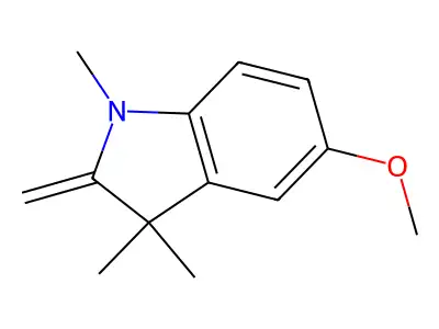 5-Methoxy-1,3,3-trimethyl-2-methyleneindoline structure