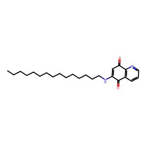 6-(Pentadecylamino)quinoline-5,8-dione structure
