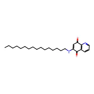 6-(Hexadecylamino)quinoline-5,8-dione structure