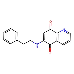 6-(Phenethylamino)quinoline-5,8-dione structure