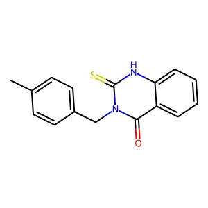 3-[(4-Methylphenyl)methyl]-2-sulfanyl-3,4-dihydroquinazolin-4-one structure