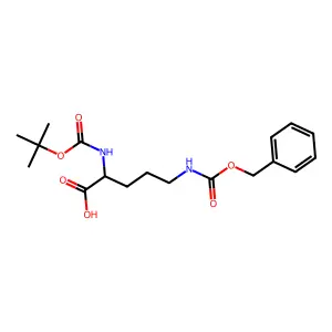 Boc-D-Orn(Z)-OH structure