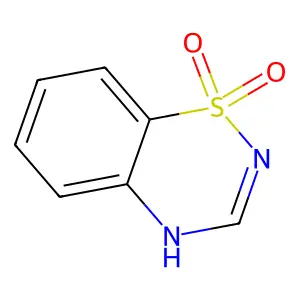 4H-1,2,4-Benzothiadiazine, 1,1-dioxide structure