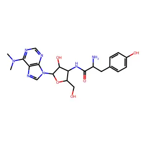 O-Demethylpuromycin structure
