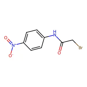 2-bromo-N-(4-nitrophenyl)acetamide structure
