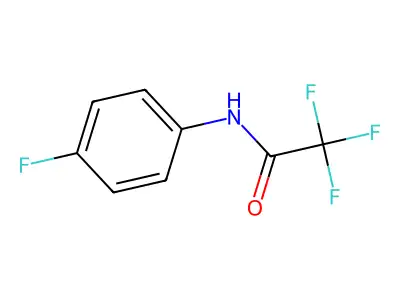 2,2,2-三氟-N-(4-氟苯基)乙酰胺 structure