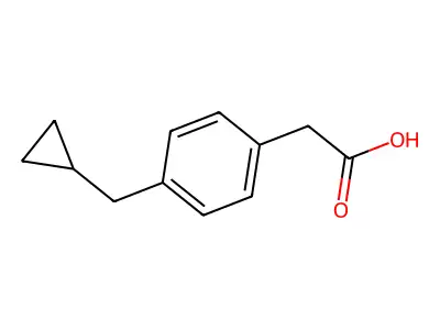 (alpha-Cyclopropyl-4-tolyl)acetic acid structure
