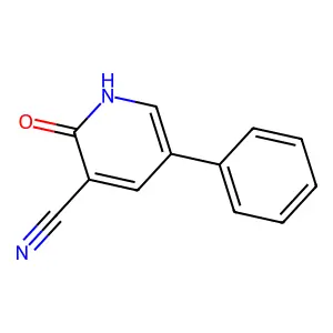 2-Hydroxy-5-phenyl-nicotinonitrile structure