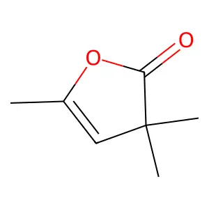 2(3H)-Furanone, 3,3,5-trimethyl- structure