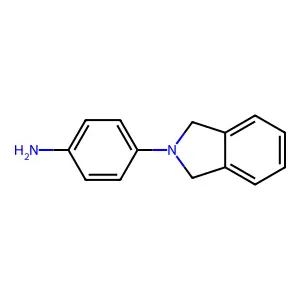 4-(1,3-Dihydro-isoindol-2-yl)-phenylamine structure