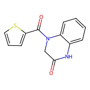 4-(Thiophene-2-carbonyl)-1,3-dihydroquinoxalin-2-one structure