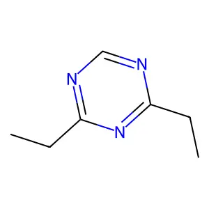 2,4-Diethyl-1,3,5-triazine structure