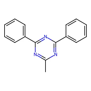 2-Methyl-4,6-diphenyl-1,3,5-triazine structure