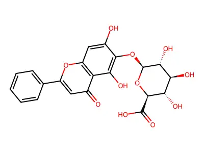 baicalein glucuronide structure