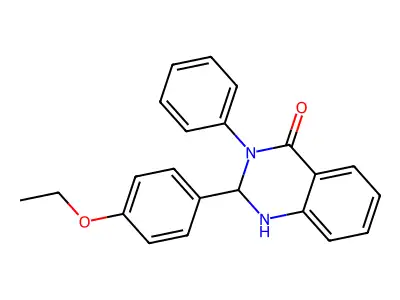 2-(4-Ethoxyphenyl)-3-phenyl-1,2-dihydroquinazolin-4-one structure