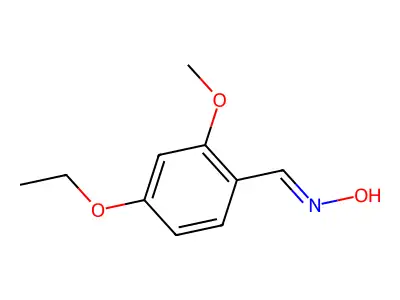 4-Ethoxy-2-methoxybenzaldehyde oxime structure