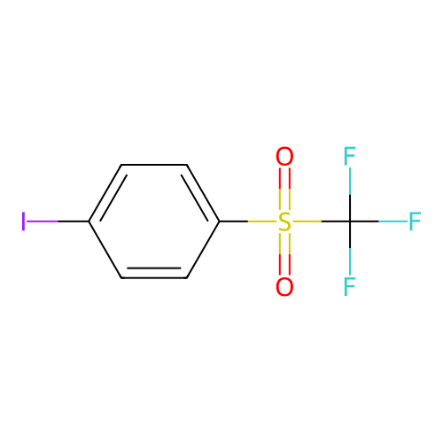 4-Iodophenyl(trifluoromethyl) sulfone structure