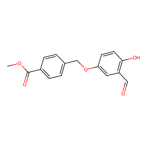 Methyl 4-[(3-formyl-4-hydroxyphenoxy)methyl]benzoate structure