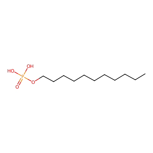 Undecyl dihydrogen phosphate structure