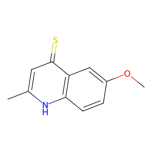 4-Quinolinethiol, 6-methoxy-2-methyl- structure