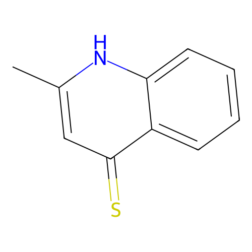 4-Quinolinethiol, 2-methyl- structure