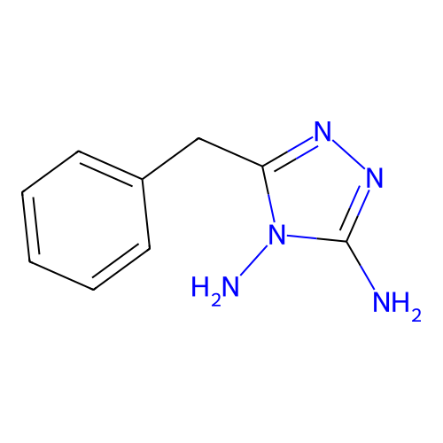 5-Benzyl-1,2,4-triazole-3,4-diamine structure